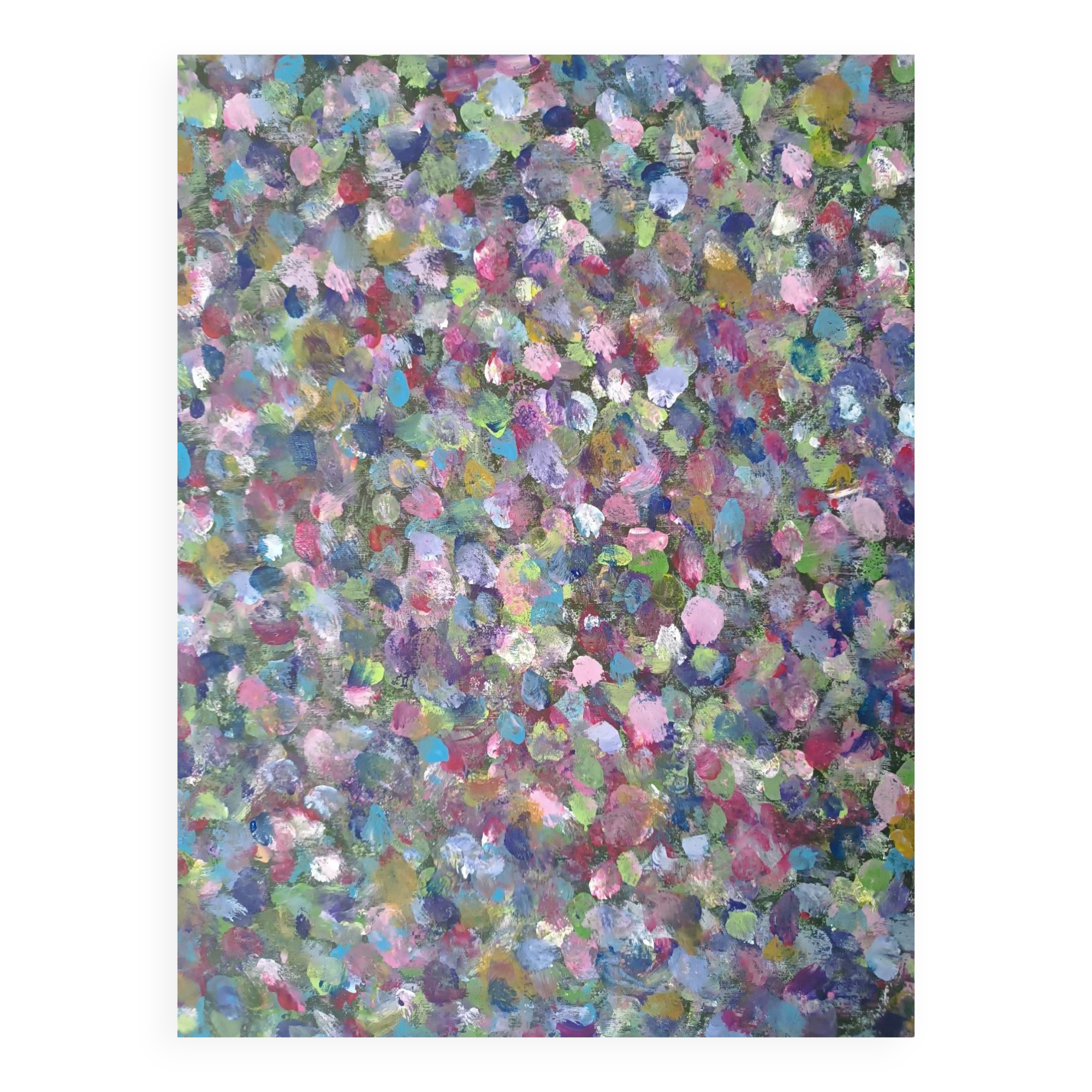 Hand painted acrylic canvas