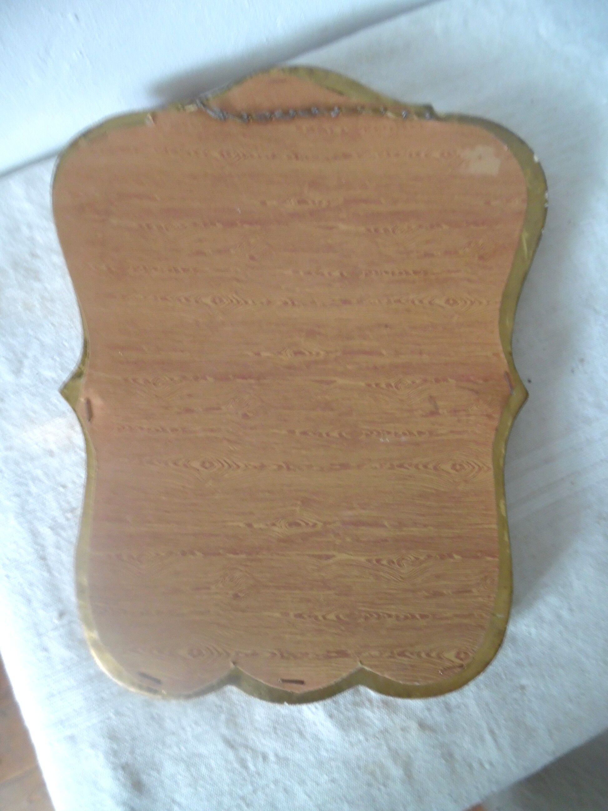 Golden mirror 29x36cm