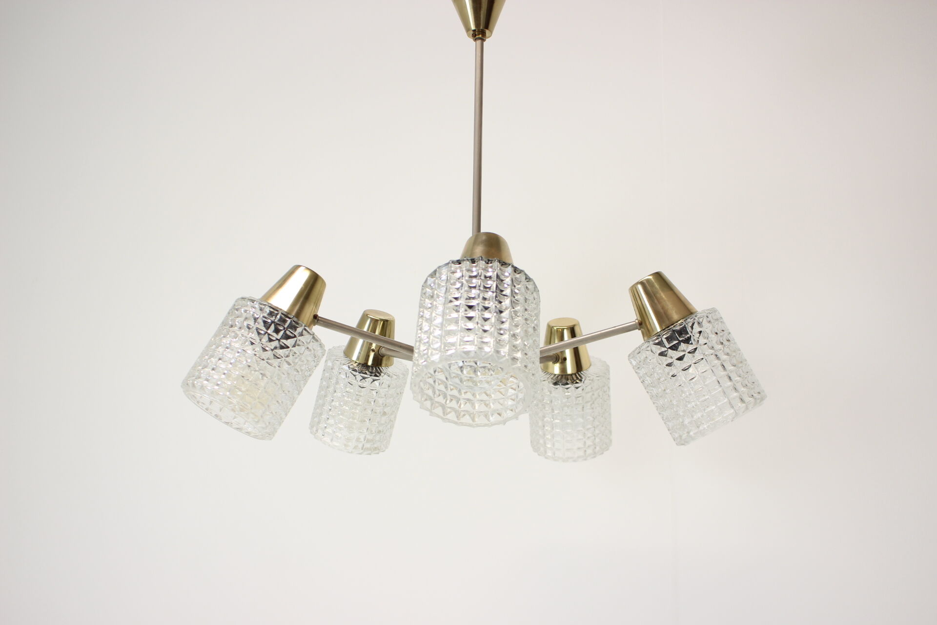 Mid-Century Chandelier / Kamenický Šenov, 1970's