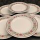 Assiettes plates porcelaine