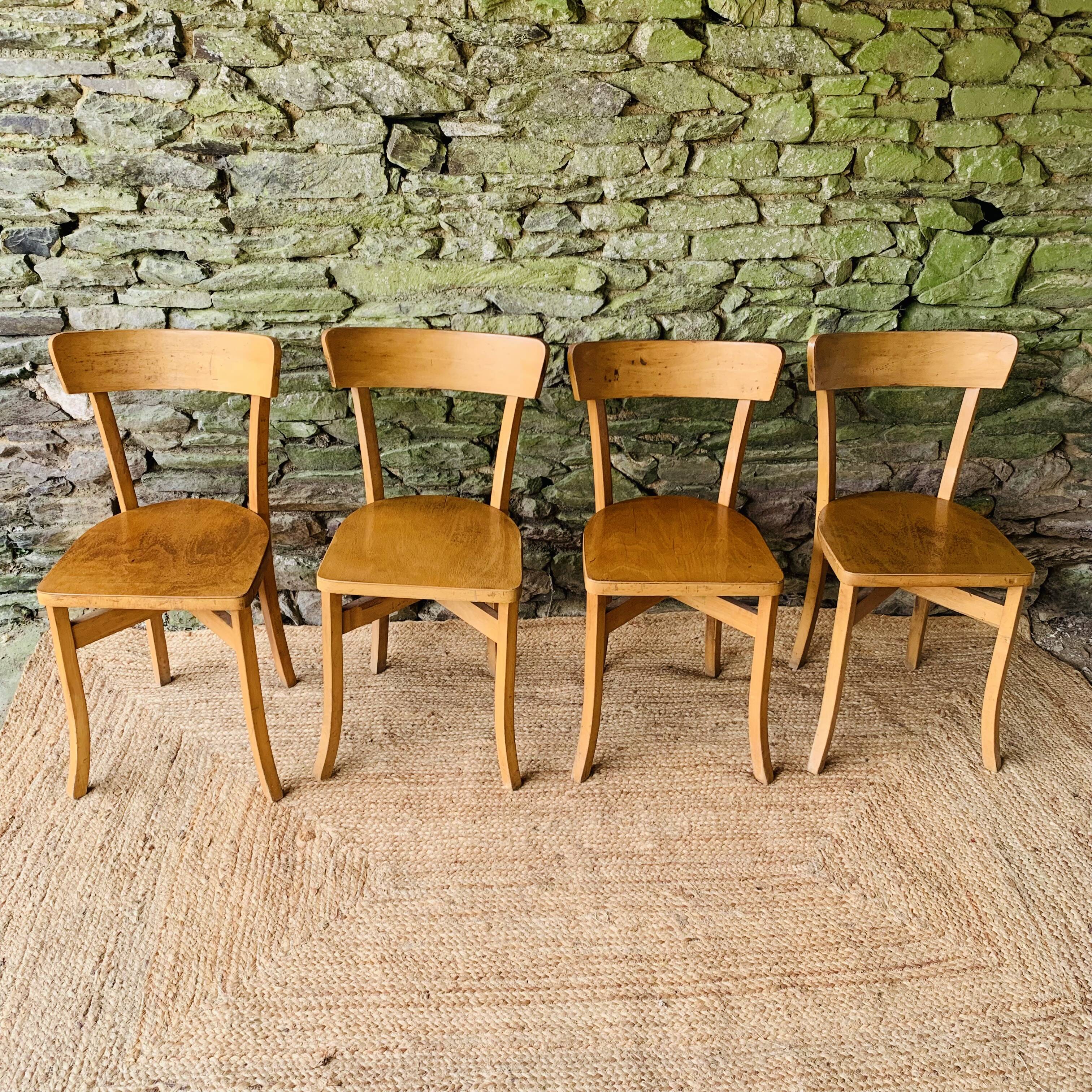 Set of 4 bistro chairs