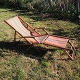 Old deckchair / bayadere deckchair