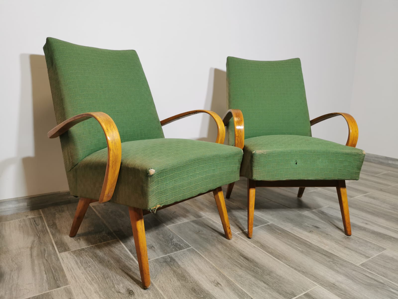 Armchairs by Jaroslav Smidek