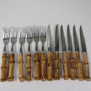 Exclusive 60s steak cutlery set, made in Italy –