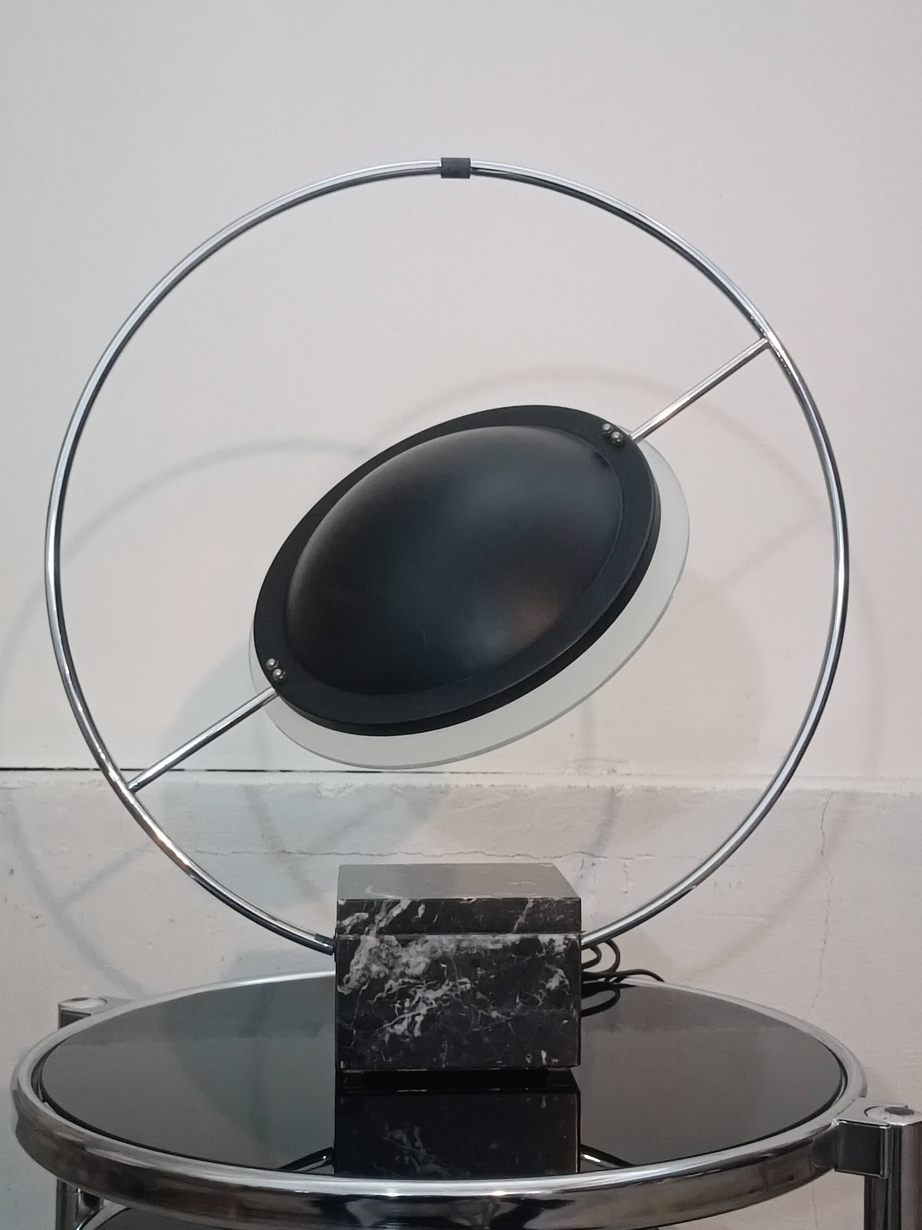 Saturn lamp by LG for Maison Lucien Gau 1980