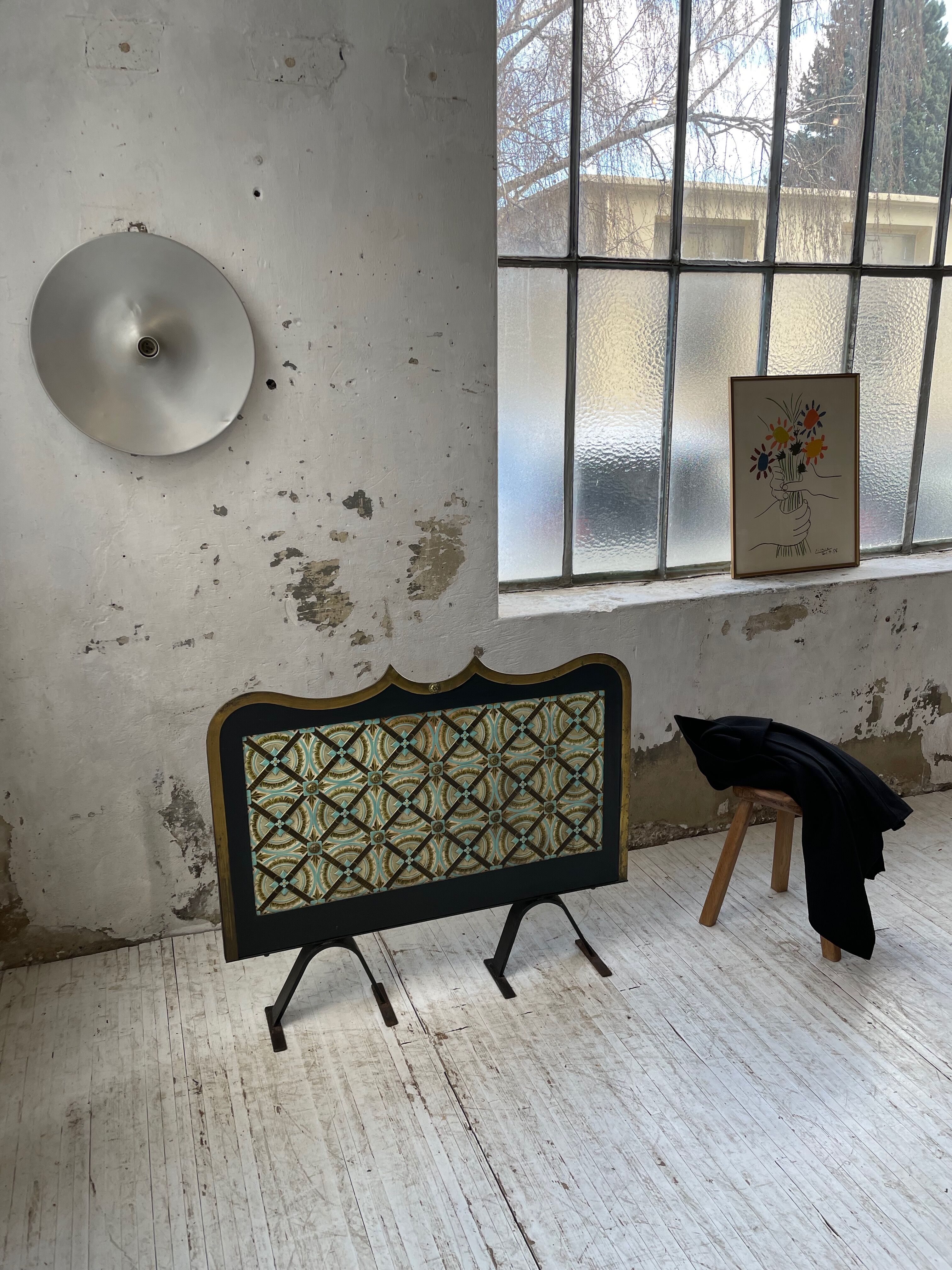 Firewall cast iron and ceramics 50s