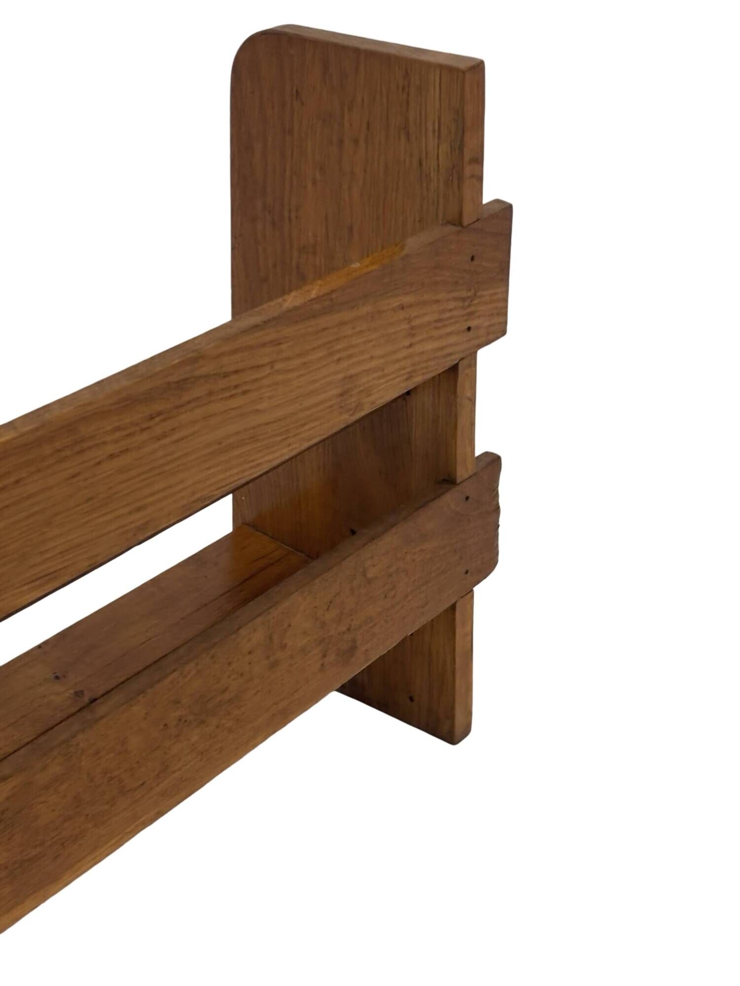Vintage wooden standing bookcase from the 1950s