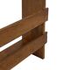 Vintage wooden standing bookcase from the 1950s