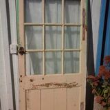 Old glass door