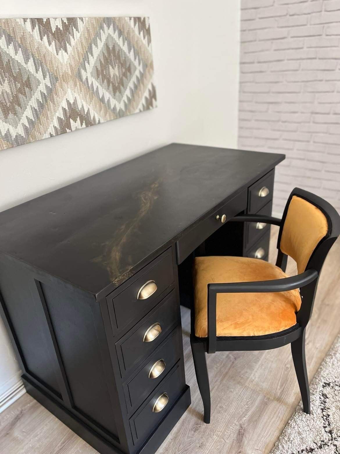 American desk and matching armchair