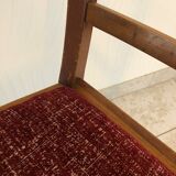 Old dining chair reupholstered