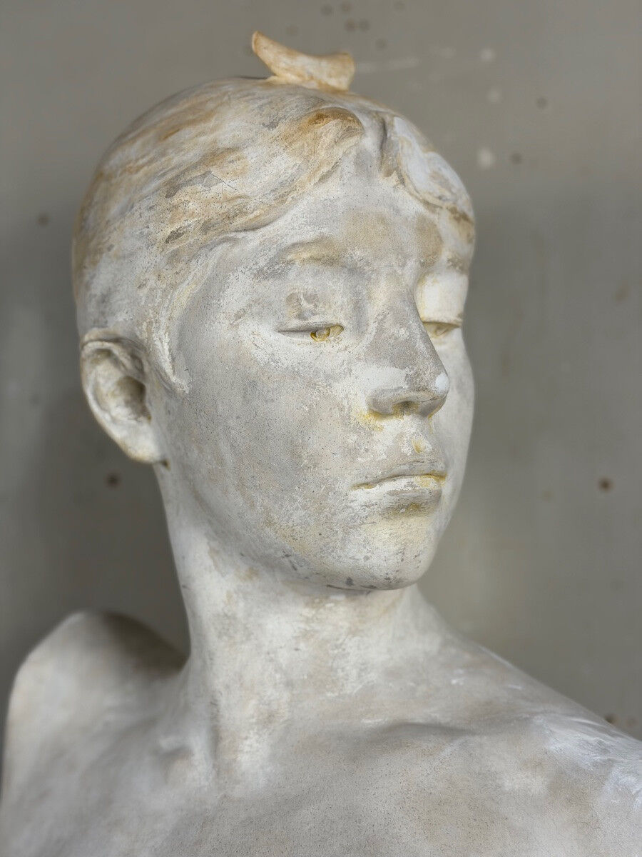 Plaster bust of Diana after Falguière, 20th century
