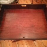 Mahogany butler folding table