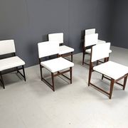 Chaises de salle à manger scandinaves en teck des années 1960.