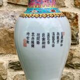 Pink family vase XIXth Chinese
