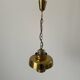 Brass and bubble glass ceiling light, 1960s, Germany