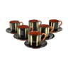 Set of coffee cups