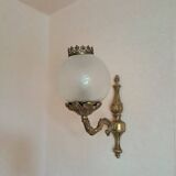 Antique globe wall sconces