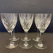 6 crystal wine glasses Saint Louis Chantilly