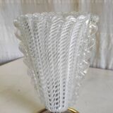 Table lamp with Murano glass shade - mid 20th century