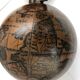 Wooden floor globe