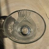 Large geometric glass vase H30