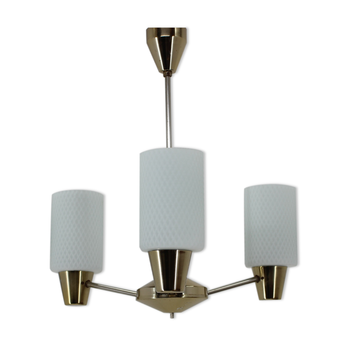 Mid-century adjustable chandelier/Kamenický Šenov, 1960´s.