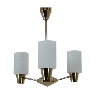 Mid-century adjustable chandelier/Kamenický Šenov, 1960´s.