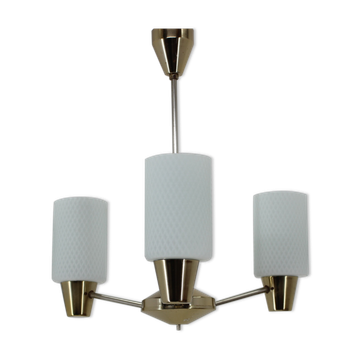 Mid-century adjustable chandelier/Kamenický Šenov, 1960´s.