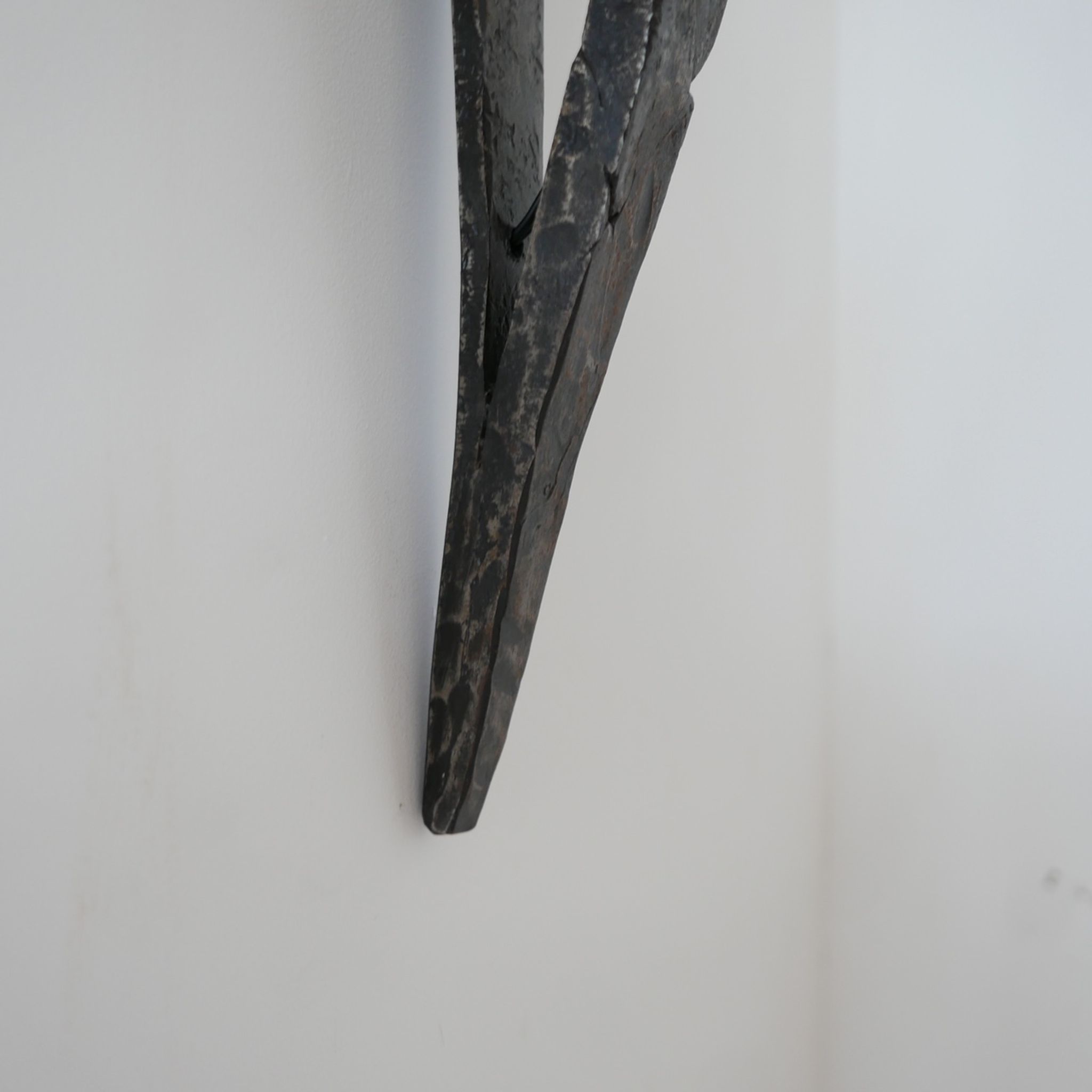 Brutalist Mid-Century Iron Wall Light