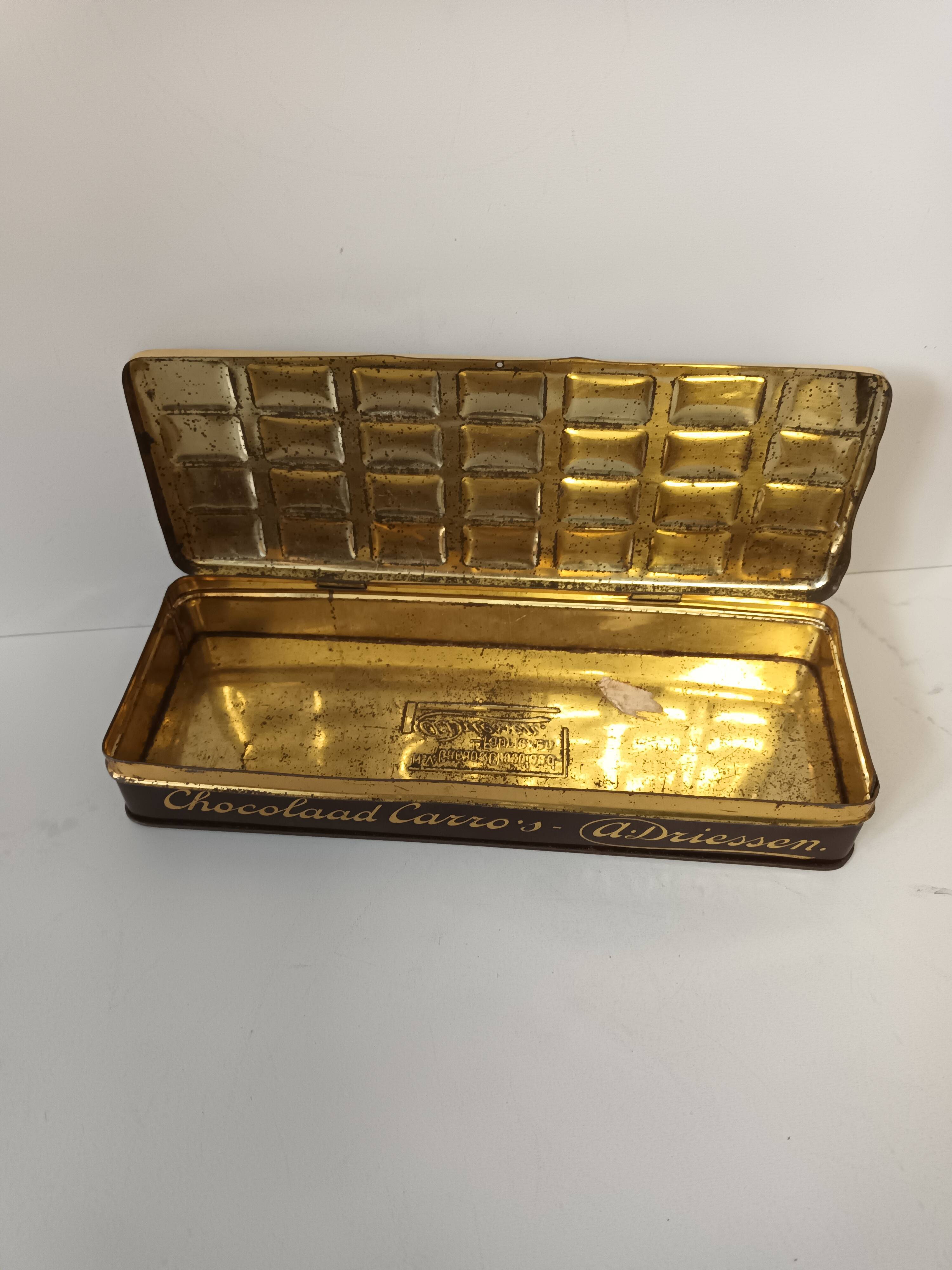 Boîte en métal chocolat