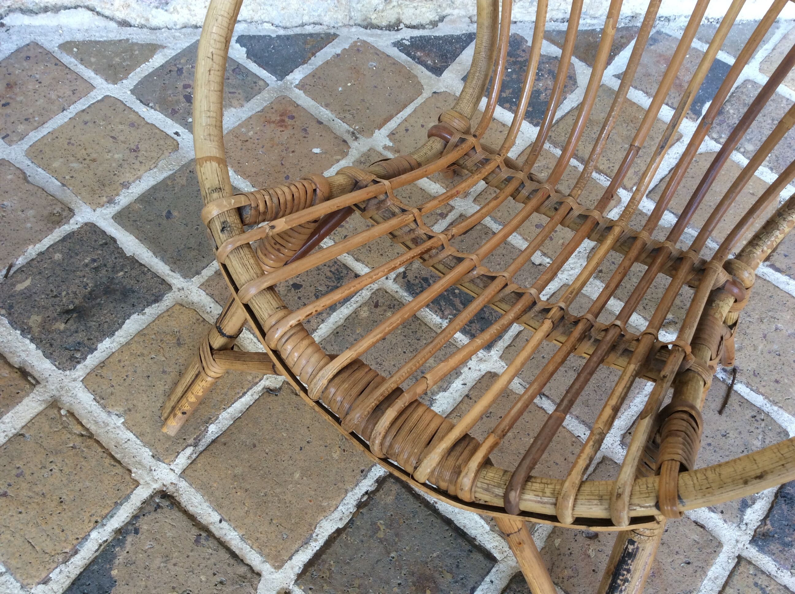 Rattan children's chair