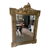 Old pedimented mirror 19th century