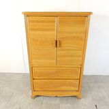 Vintage pencil reed cabinet, 1970s