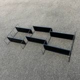Vintage modular string shelf Tomado metal 1950
