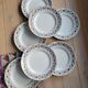 Lot de 7 assiettes Orchies Moulin des Loups et Hamage