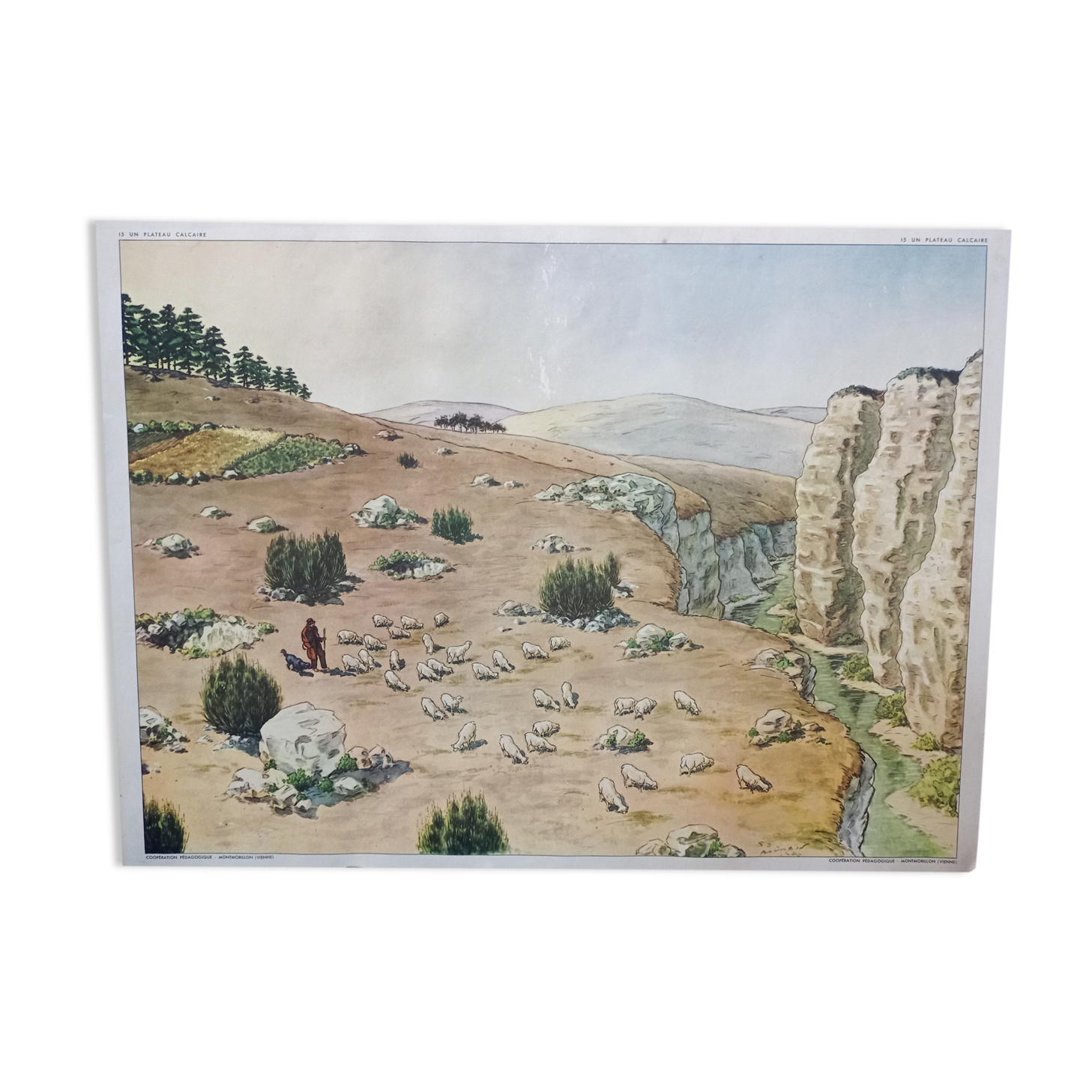 School poster 15 a limestone plateau 16 granite land