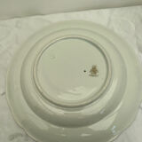 Plat à gâteaux en porcelaine de Luneville ( Keller & Guerin )