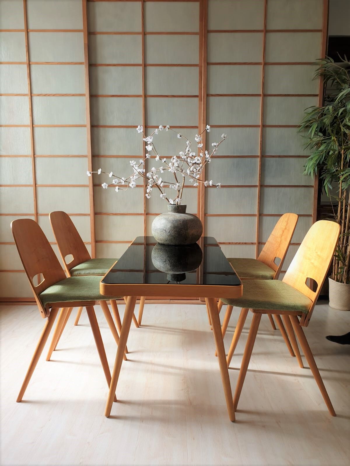 Ensemble de 4 chaises Lollipop Frantisek Jirak