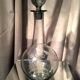 Daum nancy liqueur service 1930s 1940s 8 glasses and a smoke color carafe