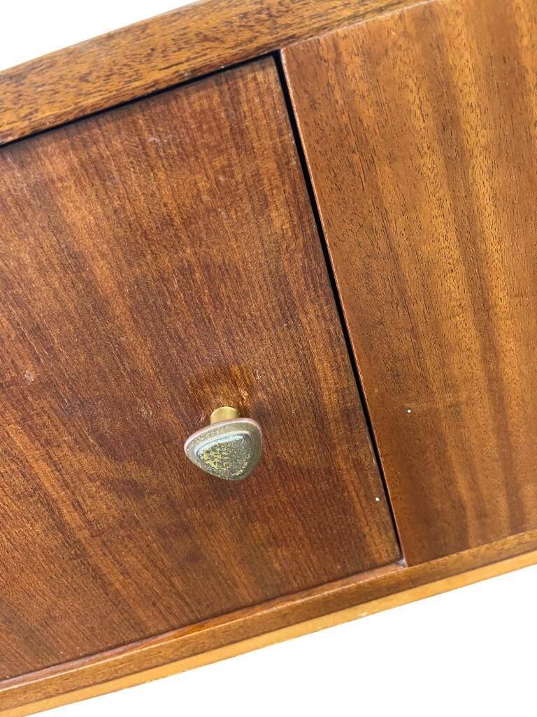 Meuble TV bas vintage en bois / lowboard / meuble bas