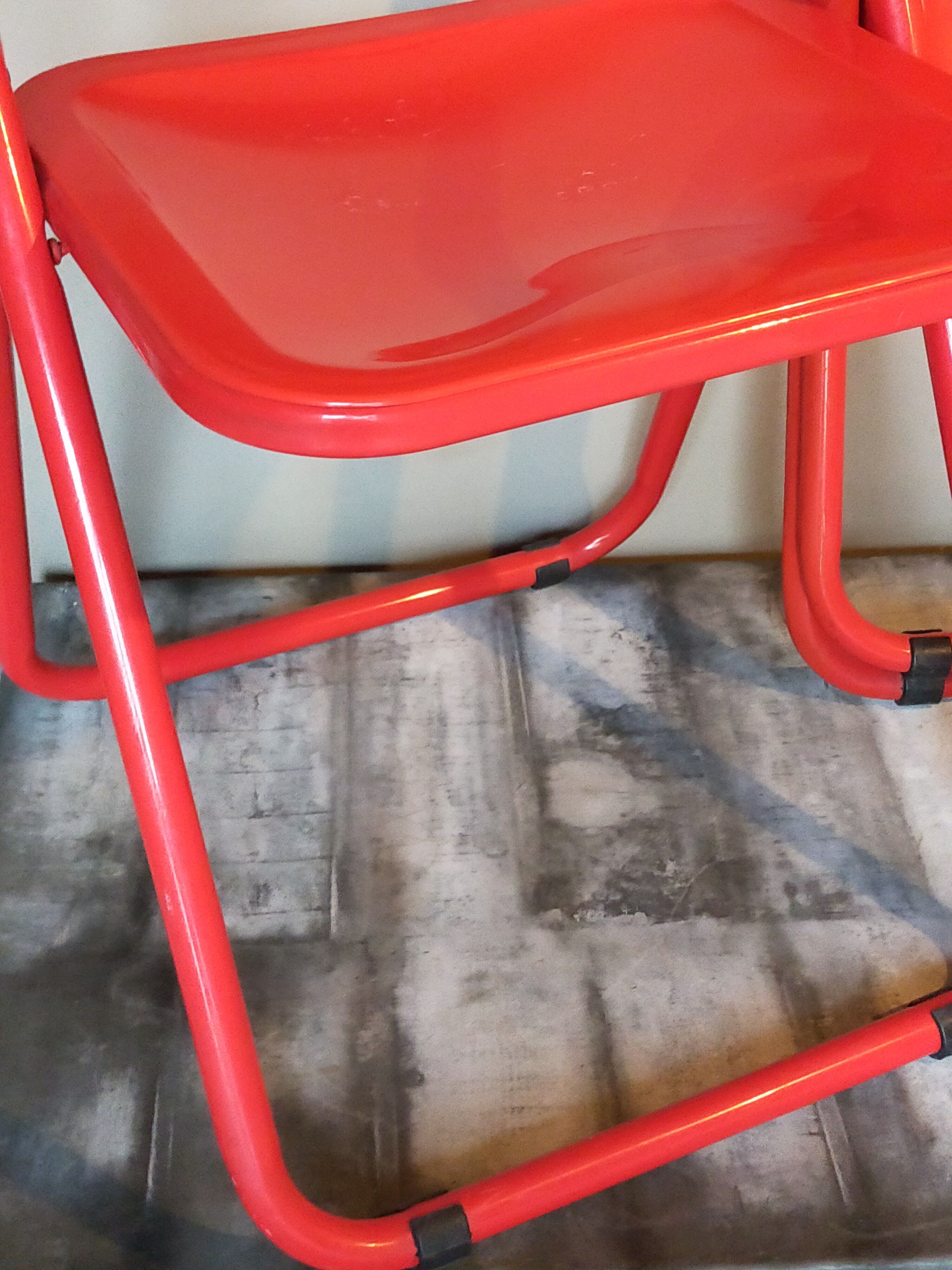 Pair of 80s folding chairs