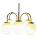 Danish Modernist 6 Arm Chandelier by LYFA