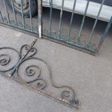 Old gate gate 2 wrought iron beating Sun L 176 cm x H 137 cm