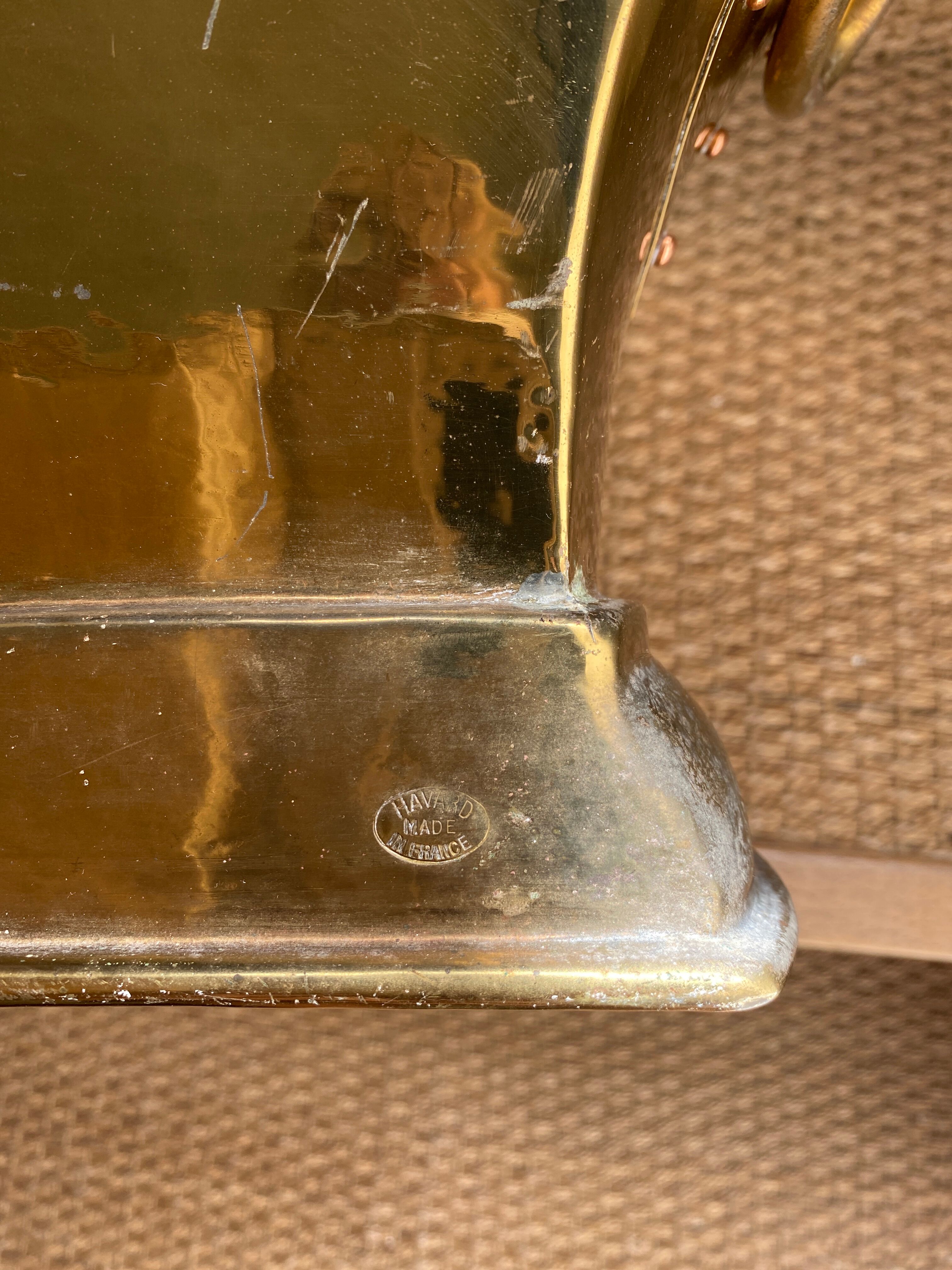 Copper fountain decoration