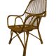 Fauteuil en rotin par Dirk van Sliedregt Rohe Noordwolde 1960 aux Pays-Bas