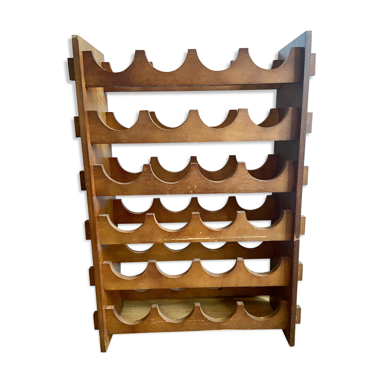 Wooden bottle holder 24 compartments