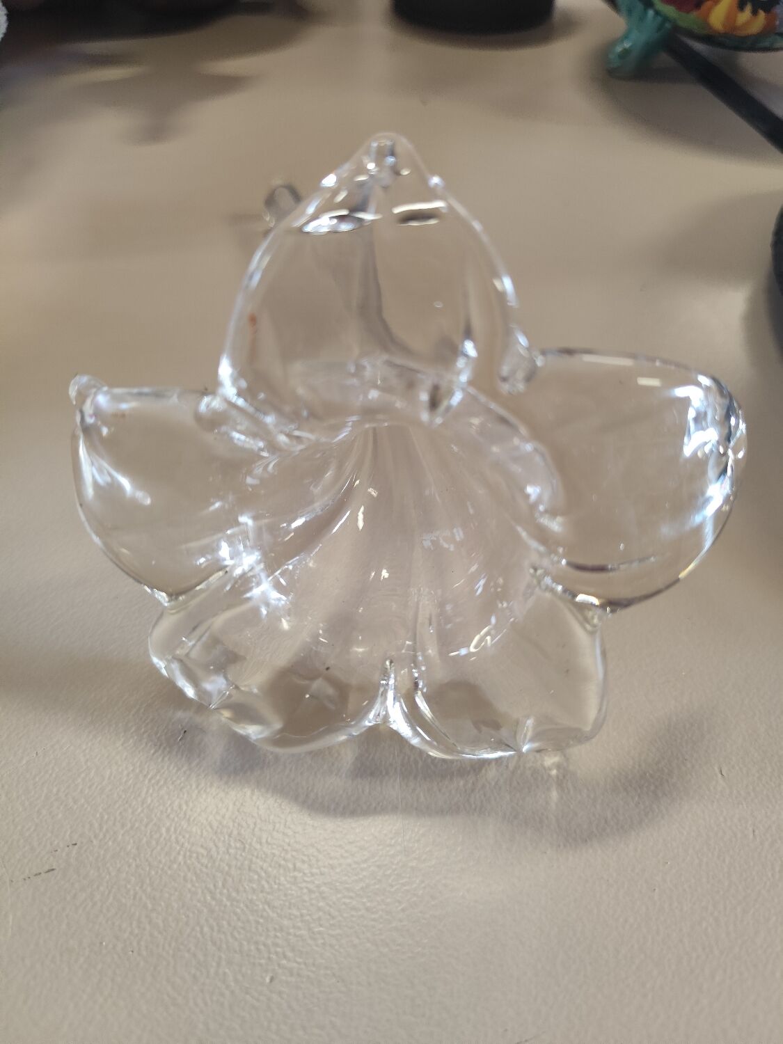 Vintage glass flowers