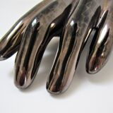 Empty pocket hand ceramic black design 60s