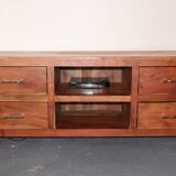 Solid wood tv unit